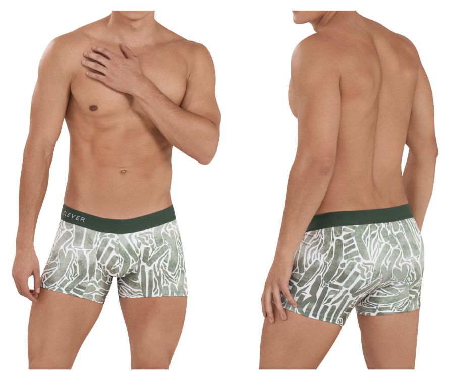 Clever Moda 1320 Creation Trunks Color Green Size M 