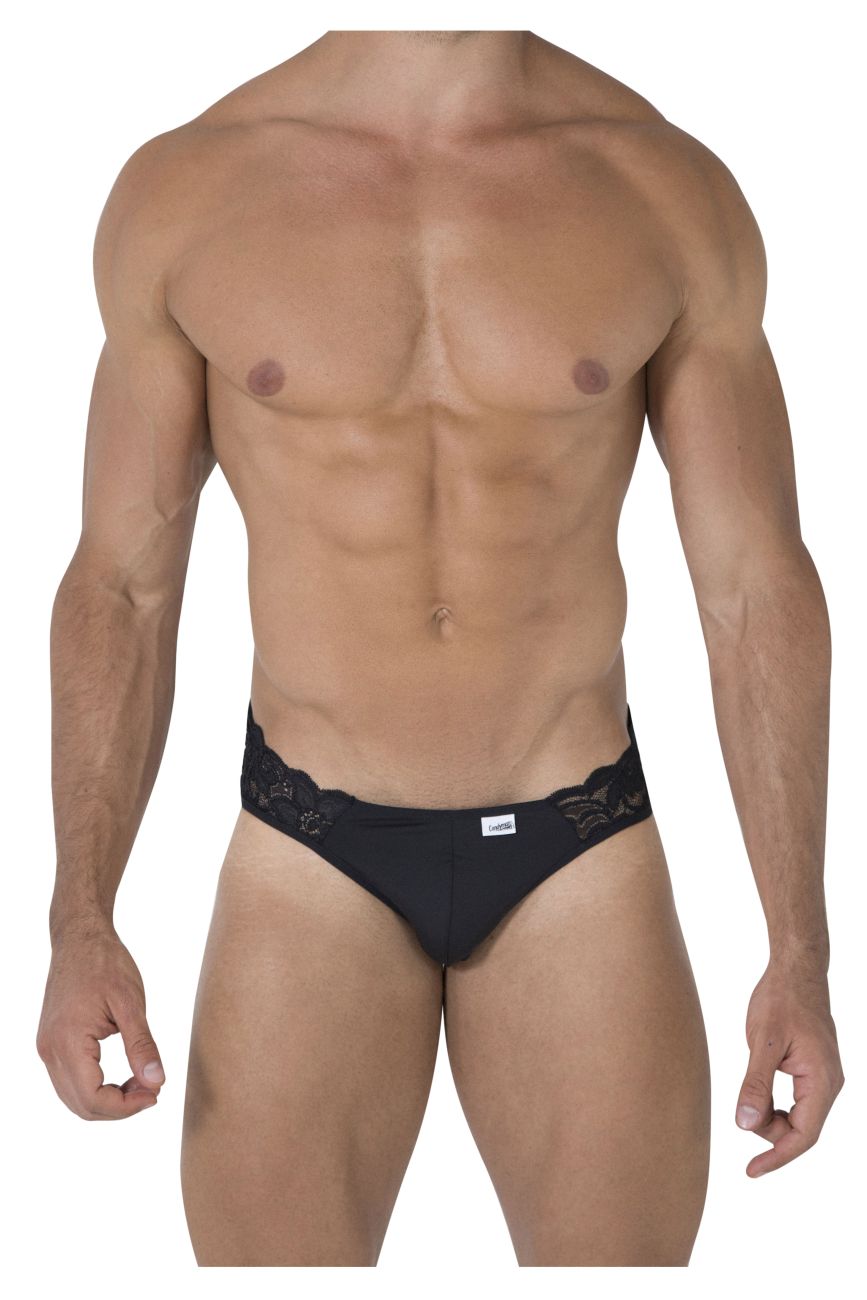 CandyMan 99490X Lace-Mesh Jockstrap Color Black