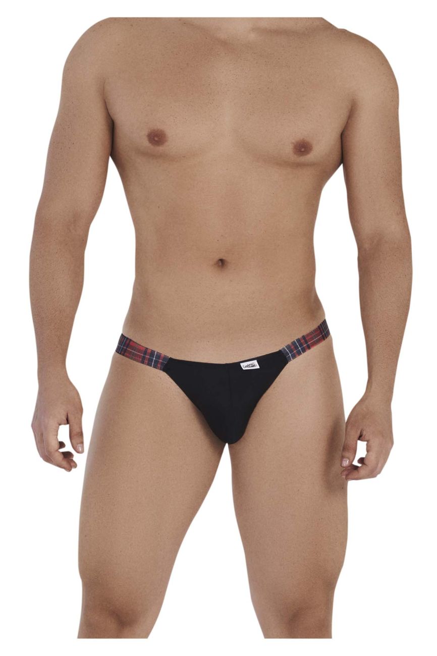 CandyMan 99536X Bikini Jockstrap Color Black Print