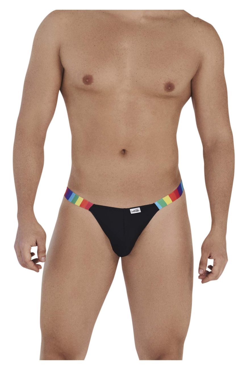 CandyMan 99536X Bikini Jockstrap Color Black Stripes