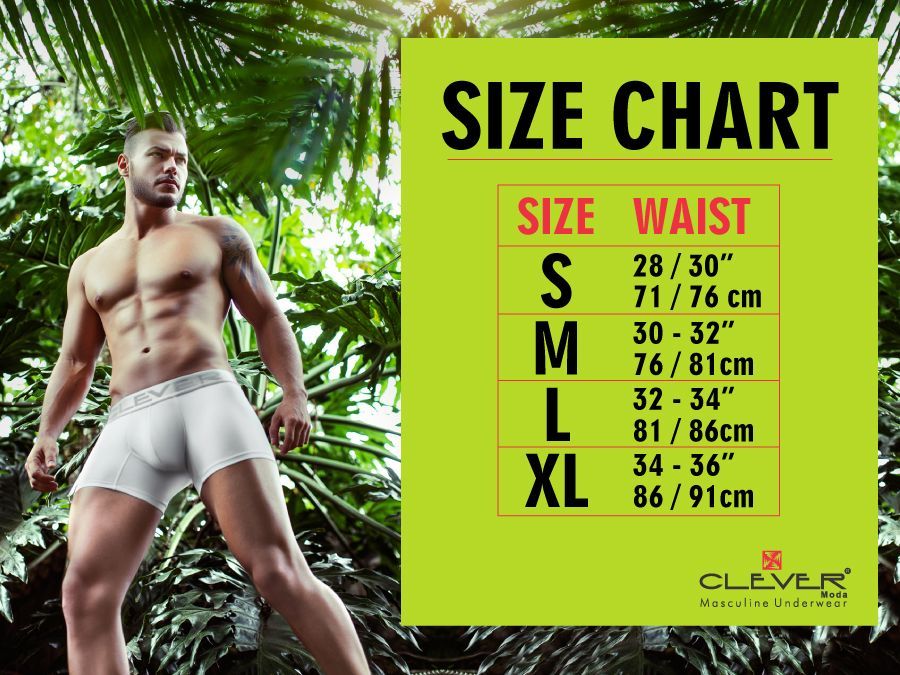 Calvin klein boxer briefs size outlet chart