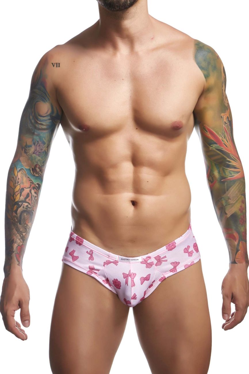 JUSTIN+SIMON XSJ22 Cheek Briefs Color Coquette