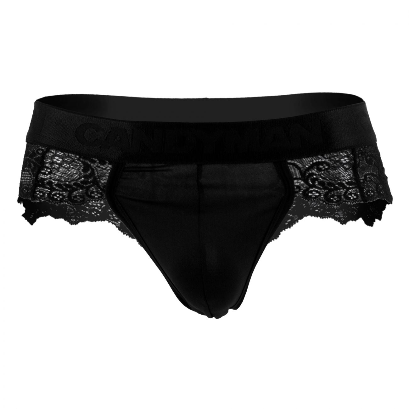 CandyMan 99537 Lace Boyshort Thongs Color Black – BlockParty Weho